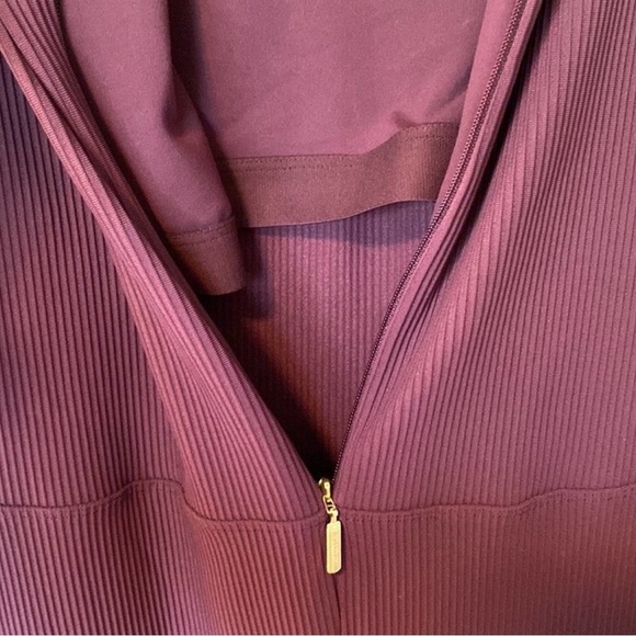 Athleta x Alicia Keys Maroon Red Goddess Bodysuit - Picture 9 of 15